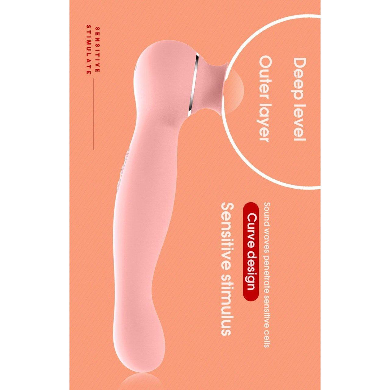 Stymulator łechtaczki USB z ssaniem i 9 wibracjami | Loris.pl