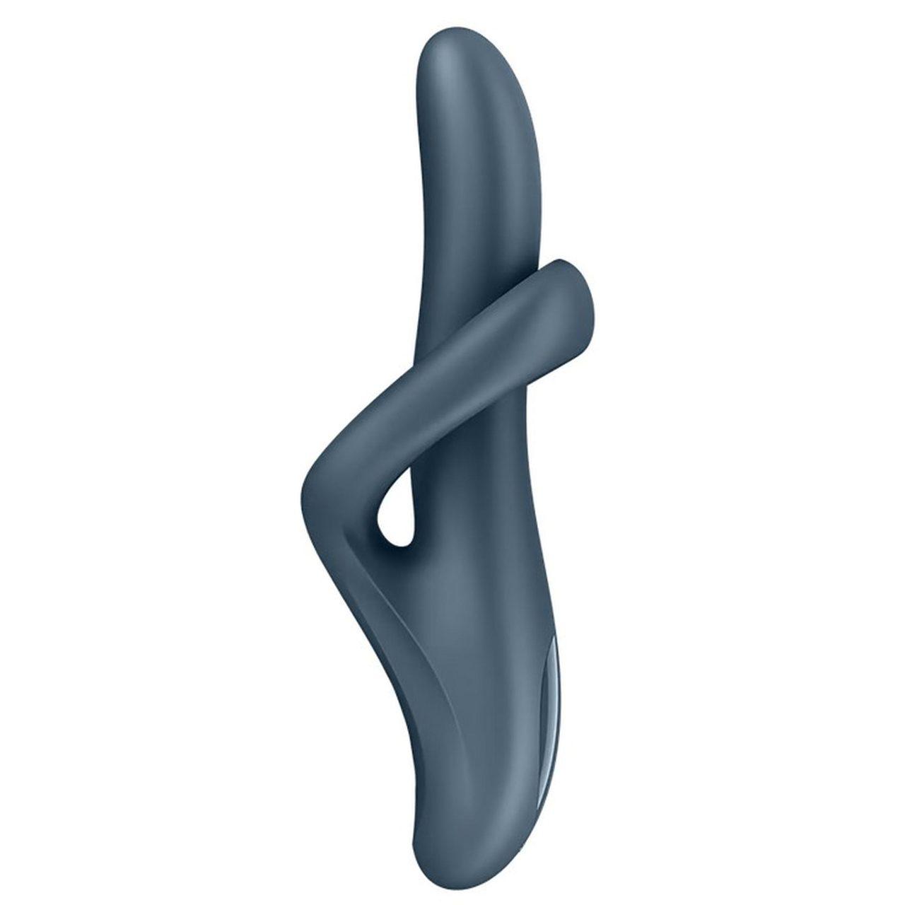 Satisfyer Heat Flex 4 Grey – wibrator z podgrzewaniem, wibracje i obroty | Loris.pl