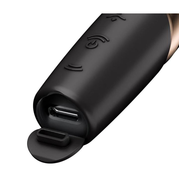 Stymulator łechtaczki w kształcie szminki z falami ciśnienia i IPX7