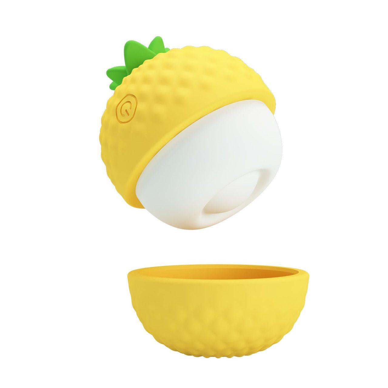 Silikonowy stymulator ananas z pulsującymi uderzeniami | 12 trybów | Loris.pl