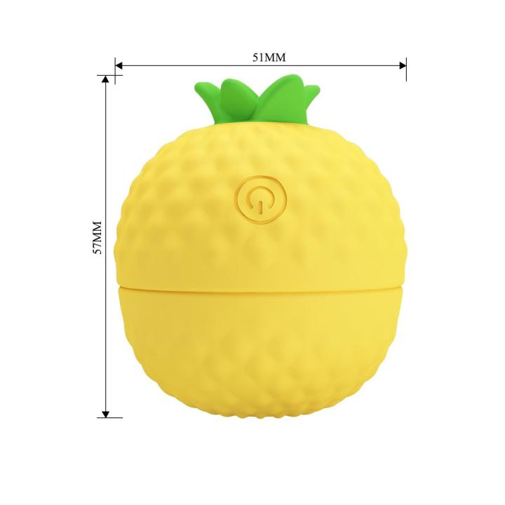 Silikonowy stymulator ananas z pulsującymi uderzeniami | 12 trybów