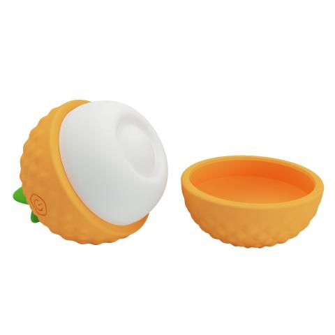 Silikonowy stymulator łechtaczki ananas 12 trybów pulsujących uderzeń