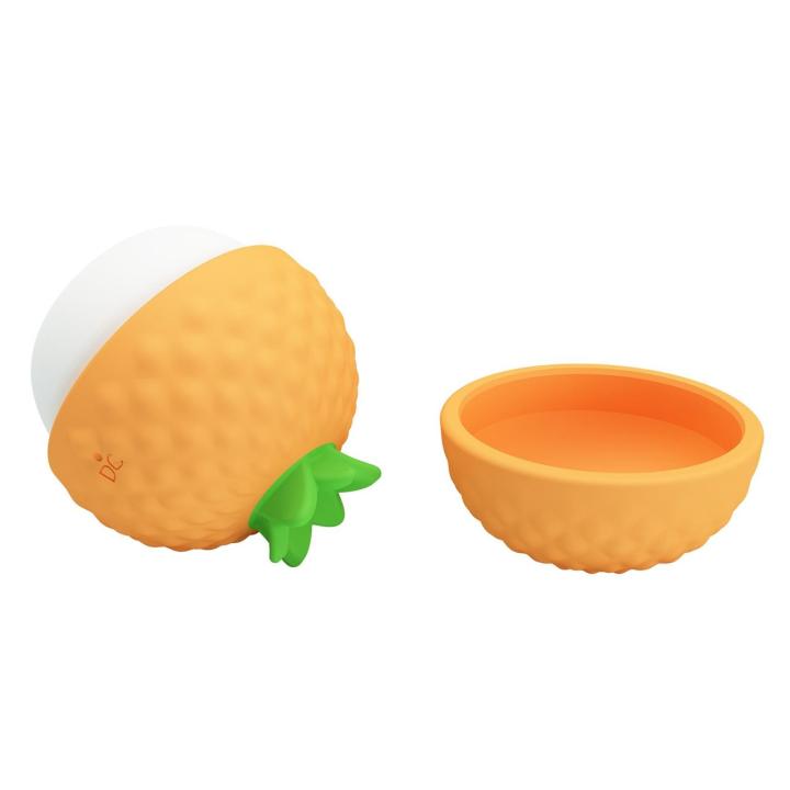 Silikonowy stymulator łechtaczki ananas 12 trybów pulsujących uderzeń