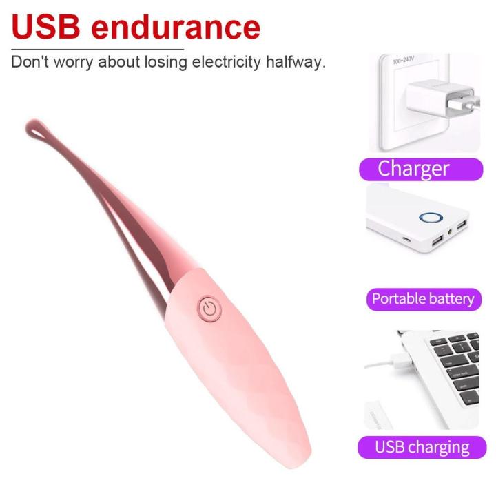 Różowy stymulator punktowy 36 trybów wodoodporny | Loris.pl