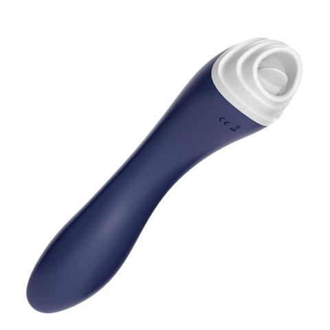 Masażer łechtaczki i punktu G z języczkiem | Wodoodporny | USB