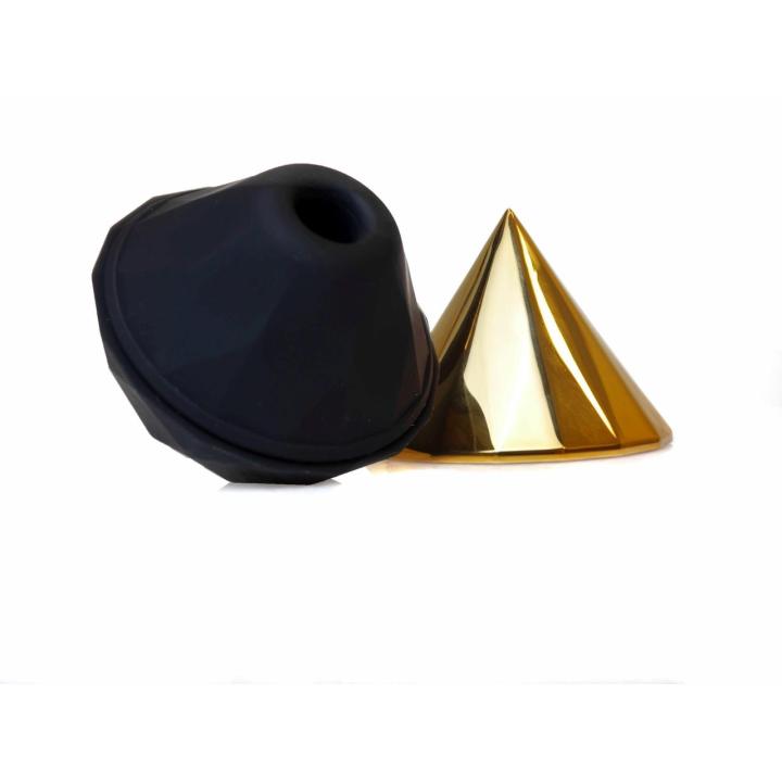 Złoty stymulator powietrzny do łechtaczki USB 7 trybów | Loris.pl