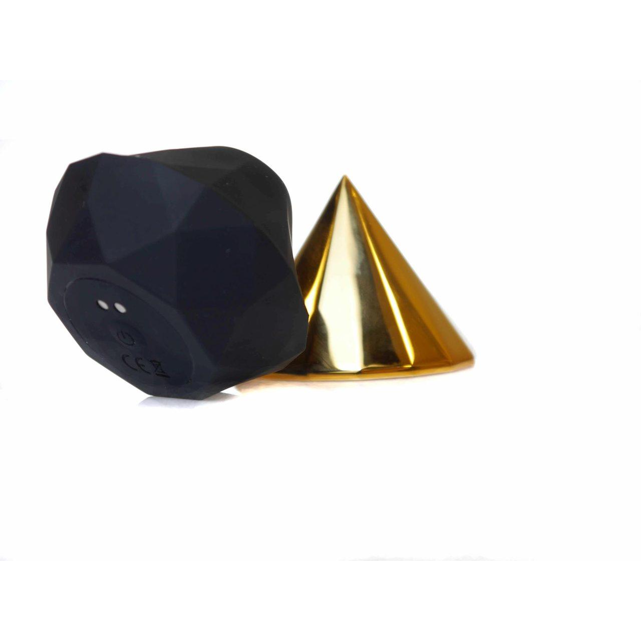 Złoty stymulator powietrzny do łechtaczki USB 7 trybów | Loris.pl