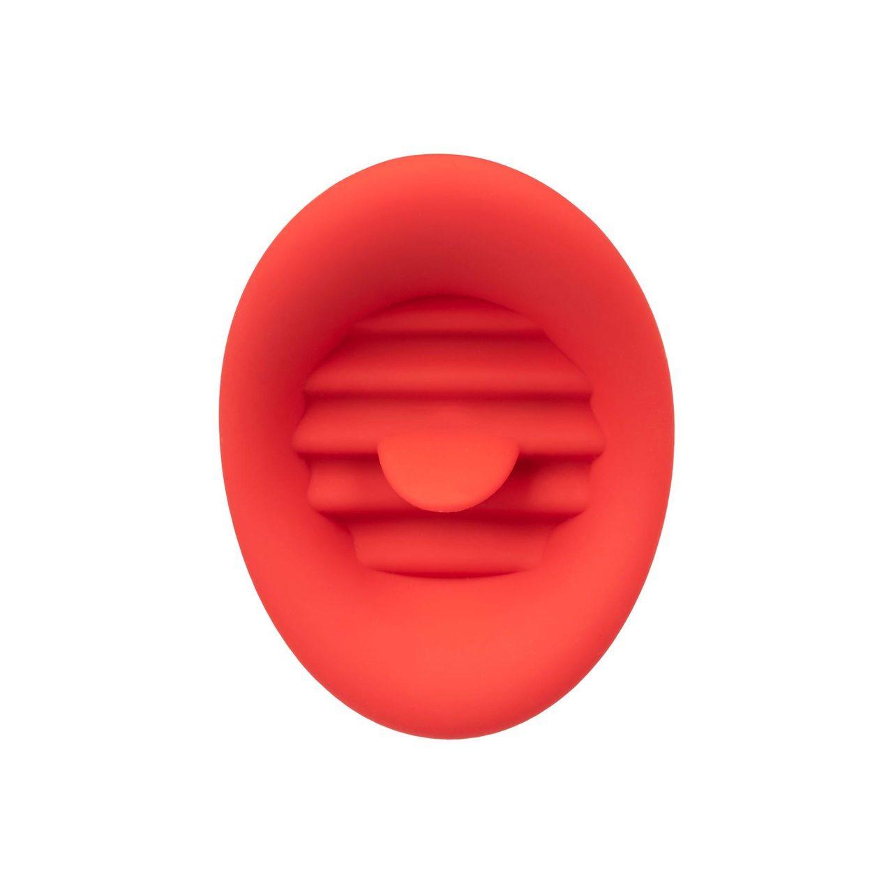 Mini stymulator łechtaczki z języczkiem czerwony | 12 trybów | USB | Loris.pl