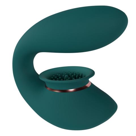 Wibrator z ssaniem i „językiem” 3w1 USB, 10 trybów