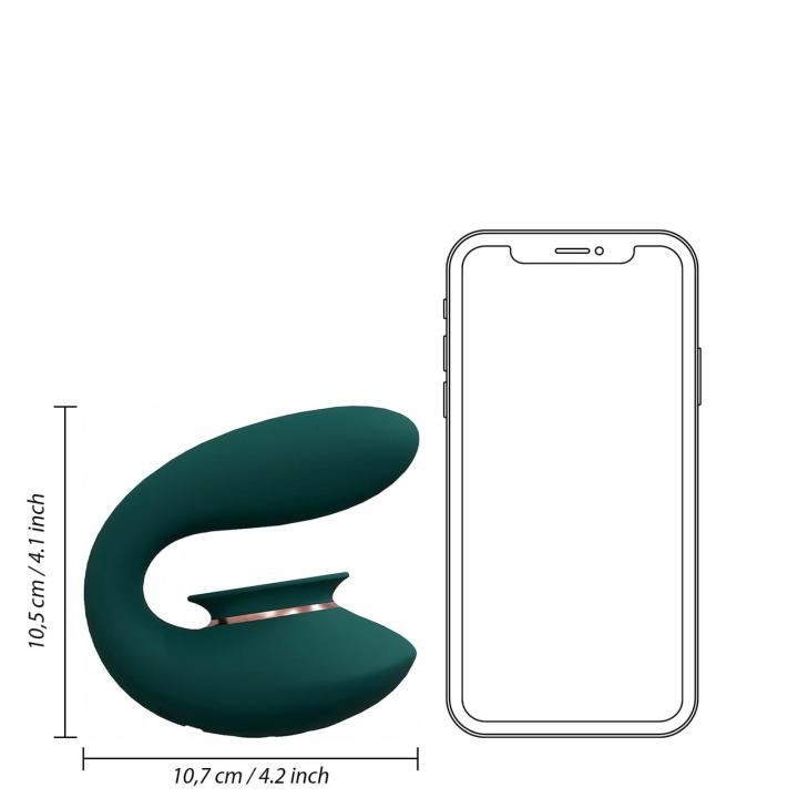 Wibrator z ssaniem i „językiem” 3w1 USB, 10 trybów