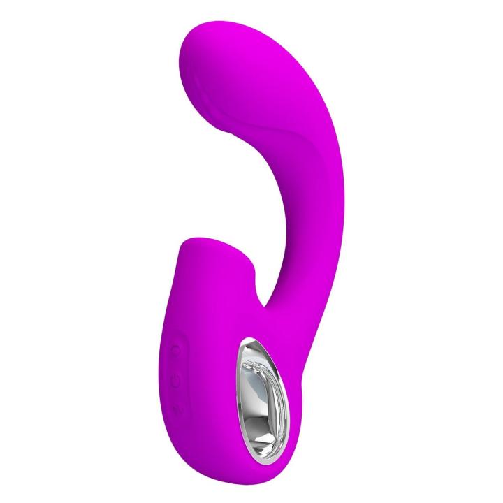 Masażer do podwójnej stymulacji USB – 10 wibracji i 10 trybów stukania