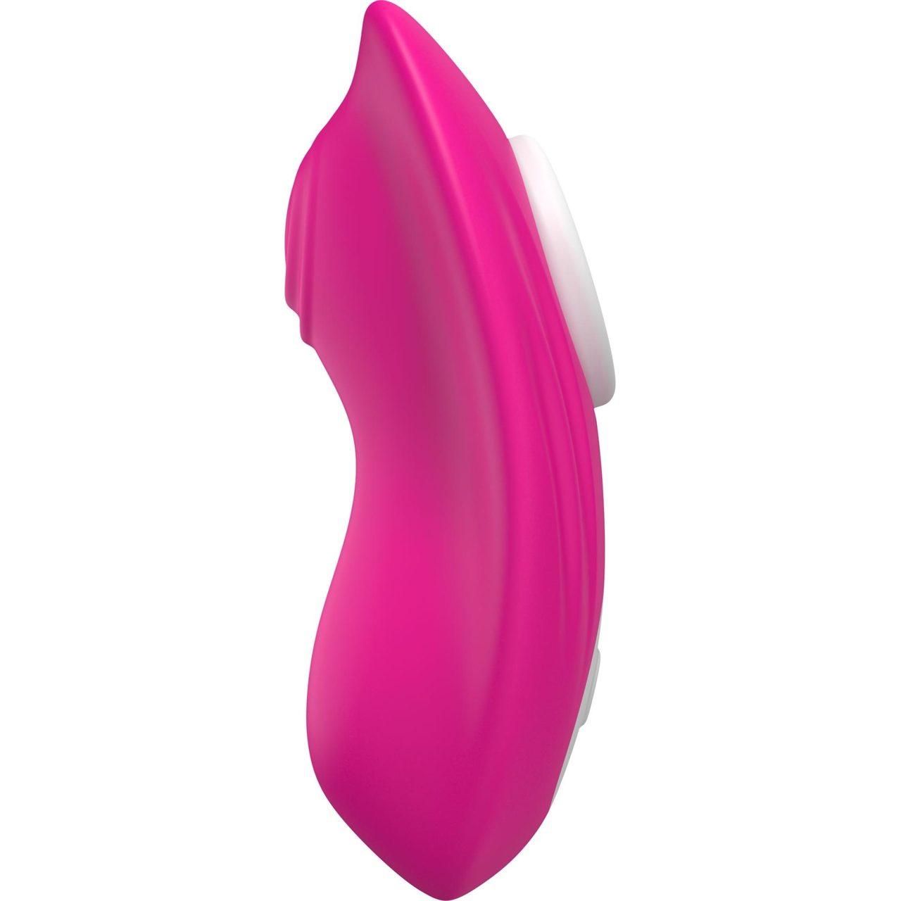 Różowy stymulator do majtek z klipsem magnetycznym | 9 trybów | Loris.pl