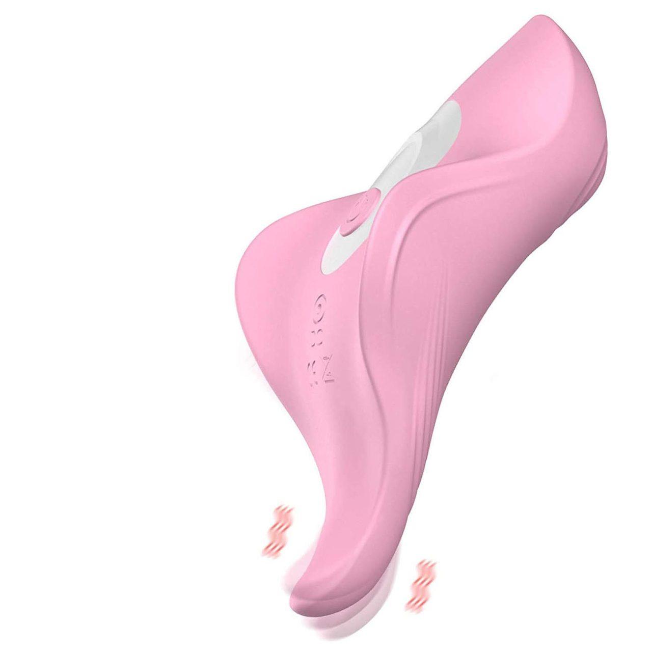 Różowy wibrator do majtek z pilotem | Pulsacje 2w1 i 9 trybów - Loris.pl