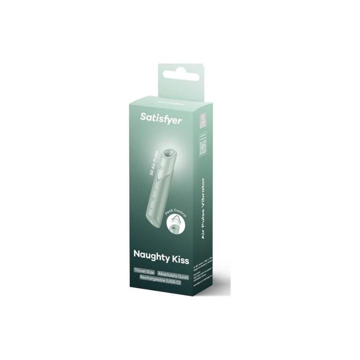 Satisfyer Naughty Kiss – mini stymulator fal powietrznych USB-C | Loris.pl