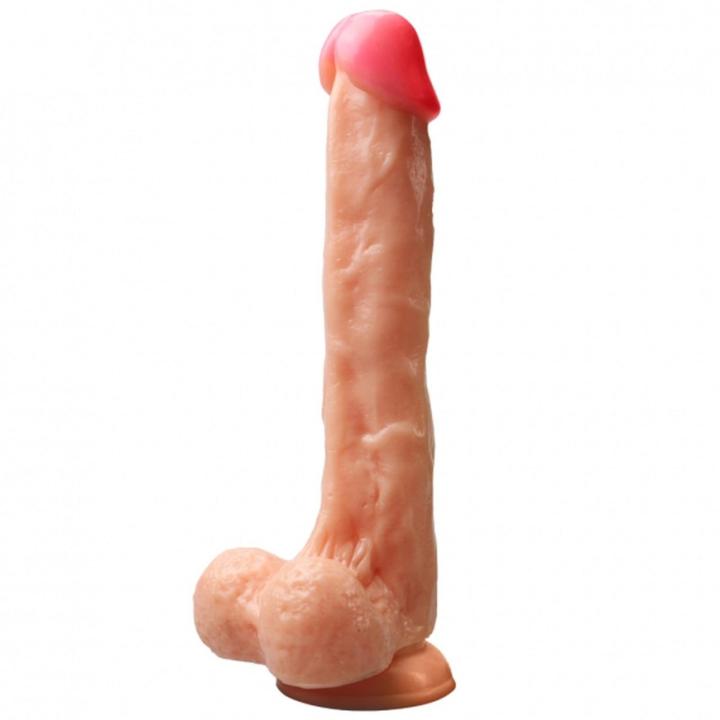 Realistyczne rotujące dildo 25,5 cm z przyssawką | 10 trybów