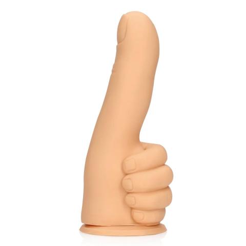 Cieliste dildo kciuk – oryginalna zabawka do stymulacji