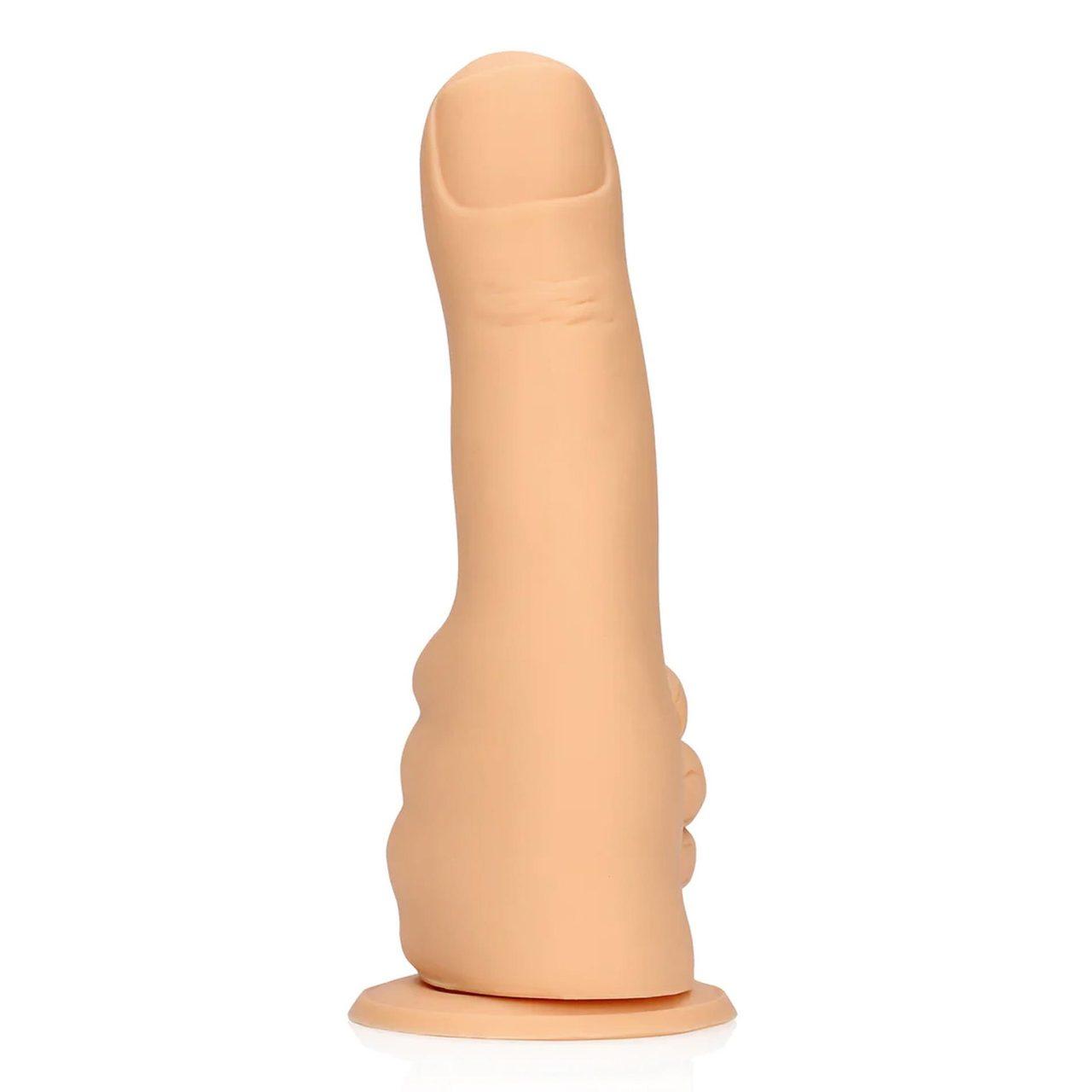 Cieliste dildo kciuk – oryginalna zabawka do stymulacji | Loris.pl