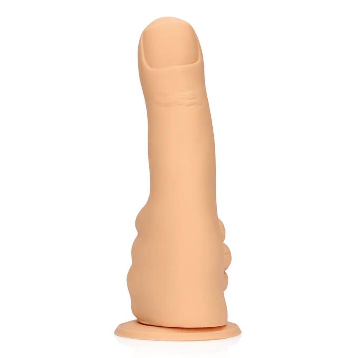 Cieliste dildo kciuk – oryginalna zabawka do stymulacji | Loris.pl