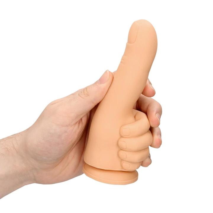 Cieliste dildo kciuk – oryginalna zabawka do stymulacji
