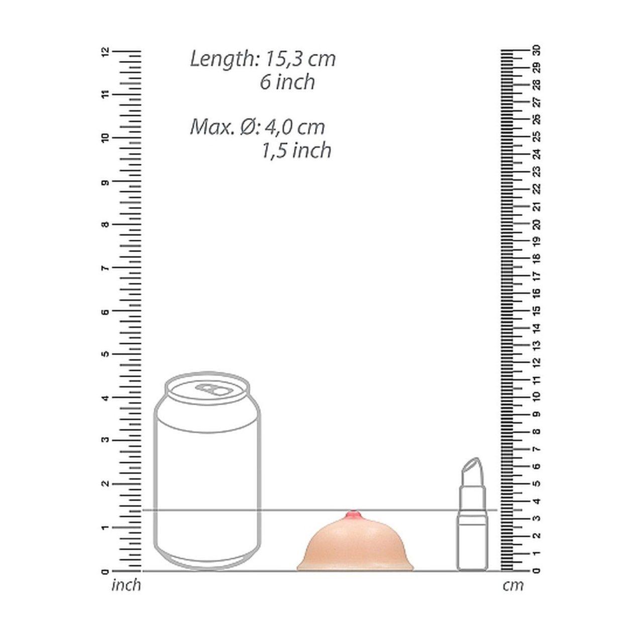 Mydło w kształcie piersi cieliste 7 cm | Zabawny gadżet do kąpieli