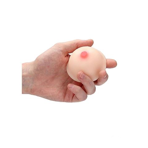 Mydło w kształcie piersi cieliste 7 cm | Zabawny gadżet do kąpieli