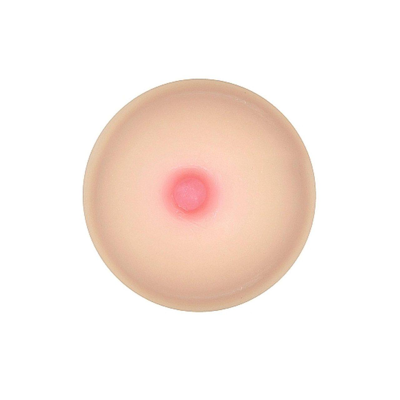 Mydło w kształcie piersi cieliste 7 cm | Zabawny gadżet do kąpieli