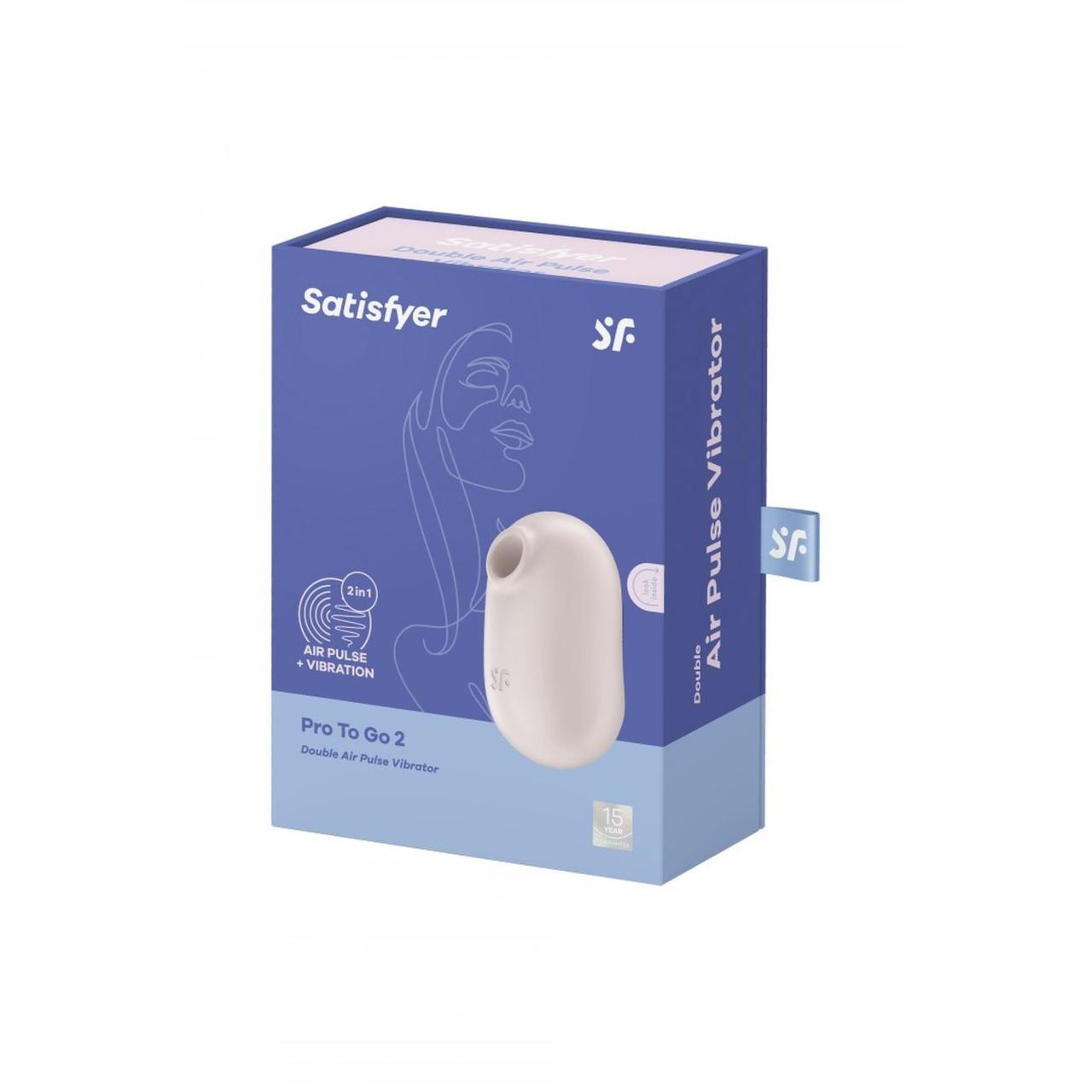 Stymulator łechtaczki fale powietrza + wibracje IPX7 | Beżowy | Loris.pl