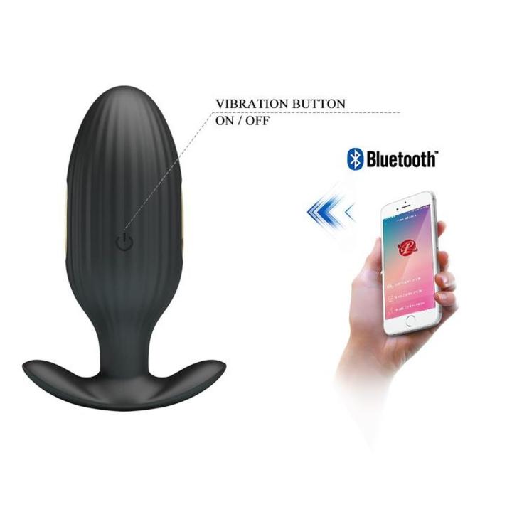 Plug analny z aplikacją USB i e-stymulacją – 12 trybów