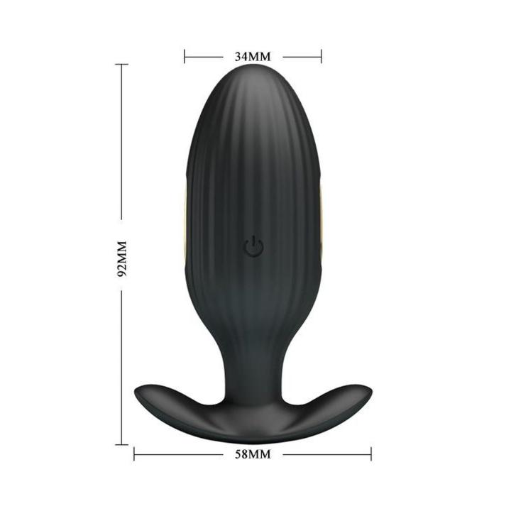 Plug analny z aplikacją USB i e-stymulacją – 12 trybów