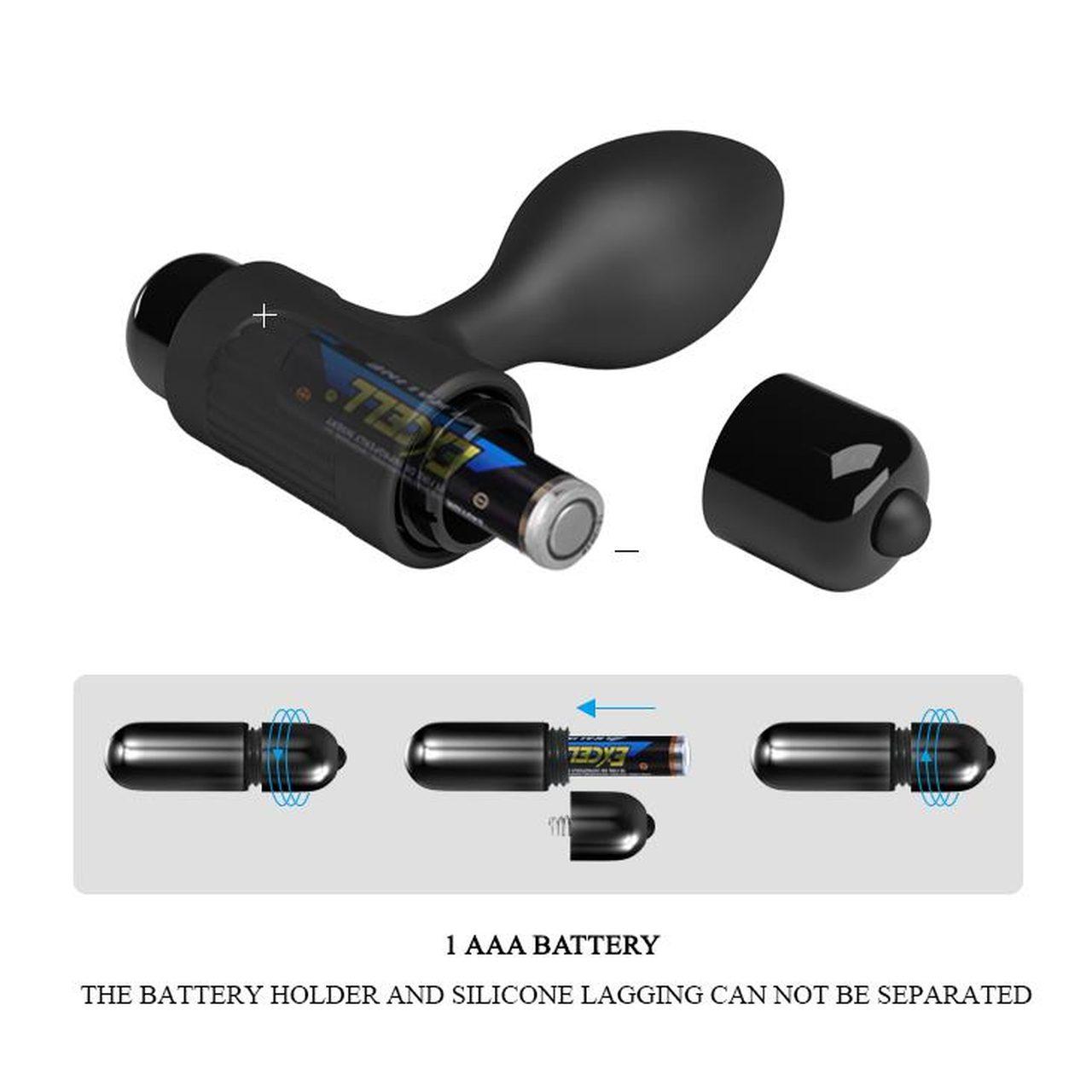 Wibrujący plug analny 10 trybów | Miękki silikon | Loris.pl