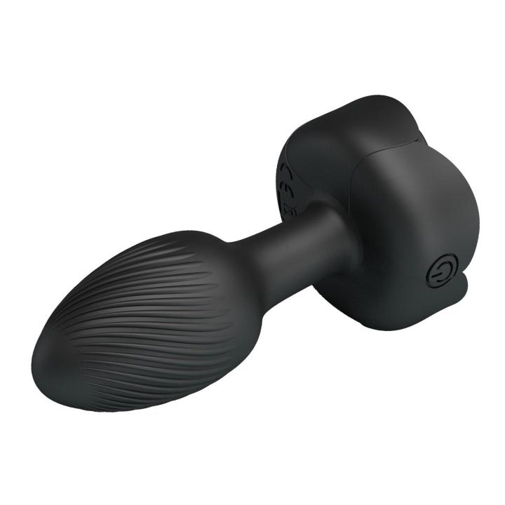 Wibrujący korek analny LED silikonowy 10 trybów | Loris.pl