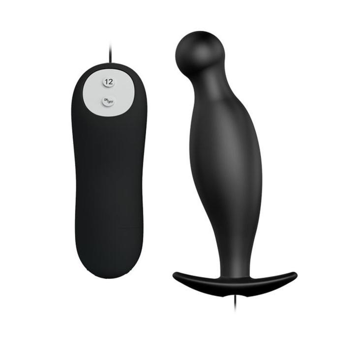 Wibrujący plug analny silikonowy 12 trybów | Loris.pl