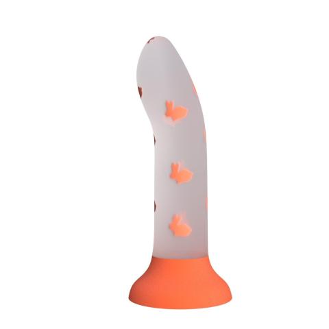 Świecące dildo analne z przyssawką | Silikon
