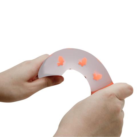Świecące dildo analne z przyssawką | Silikon