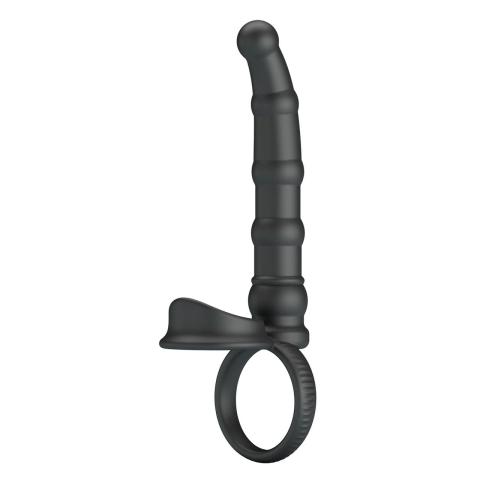 Pierścień erekcyjny z wtyczką analną 10 trybów wibracji