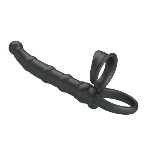 Pierścień erekcyjny z wtyczką analną 10 trybów wibracji