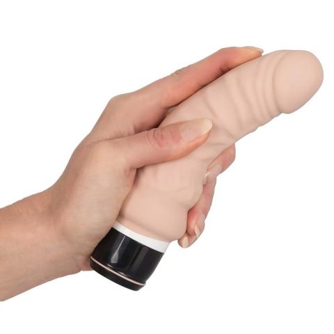 Realistyczny wibrator silikonowy 17,8 cm – elastyczny, 7 trybów