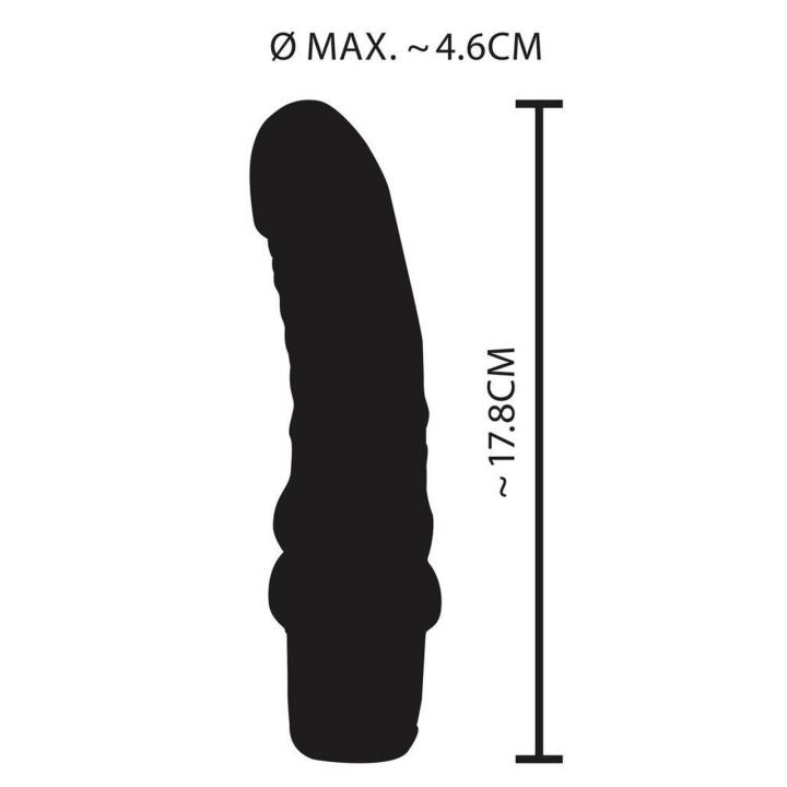 Realistyczny wibrator silikonowy 17,8 cm – elastyczny, 7 trybów