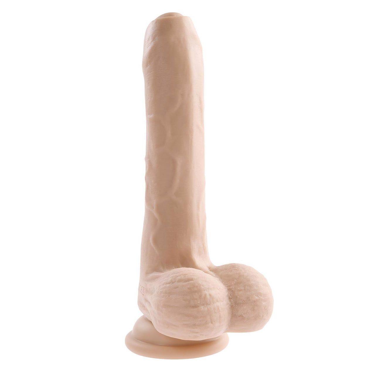 Realistyczny wibrator dildo 20,3 cm z turbo i przyssawką | Loris.pl