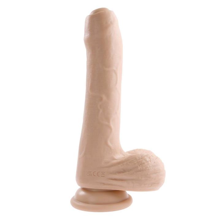 Realistyczny wibrator dildo 20,3 cm z turbo i przyssawką