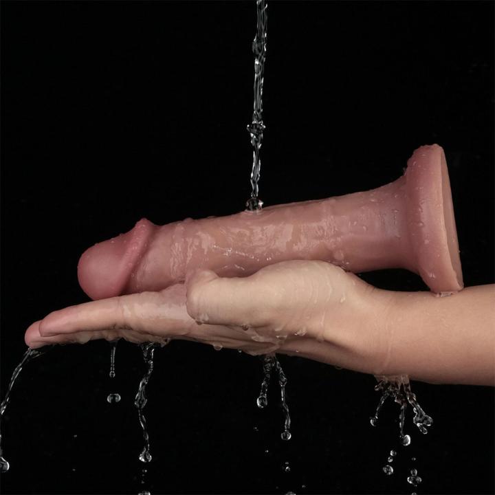 Realistyczne dildo wibrujące 20,3 cm z przyssawką | 10 trybów