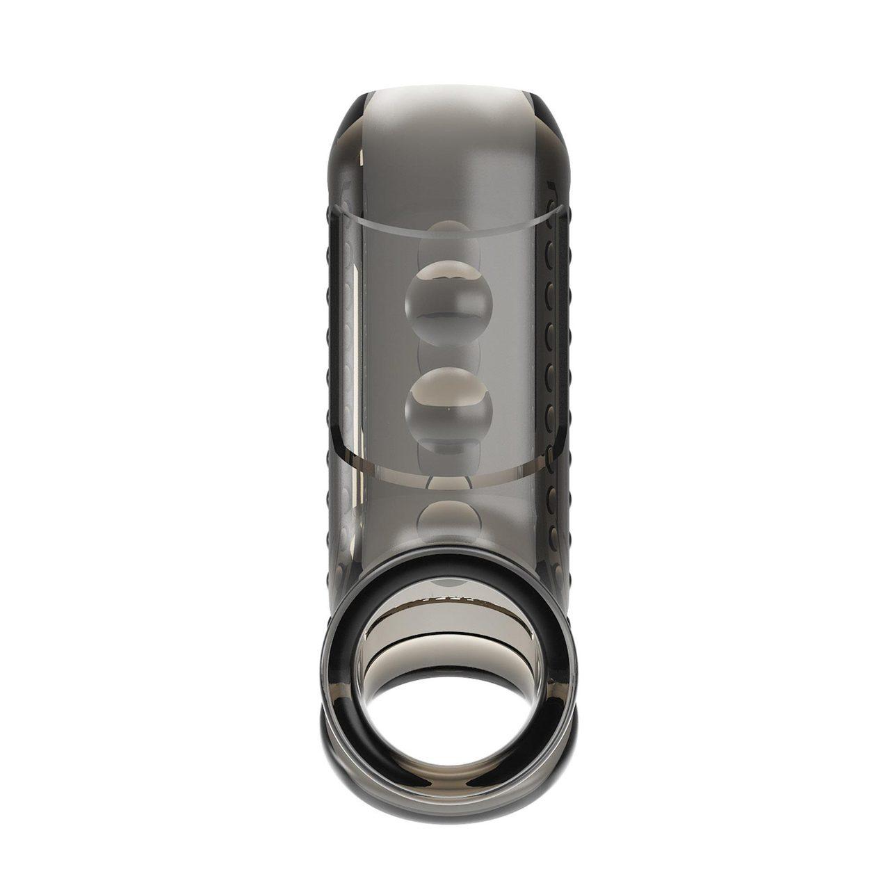 Przelotowa nakładka na penisa TPE z teksturą | Wodoodporna | Loris.pl