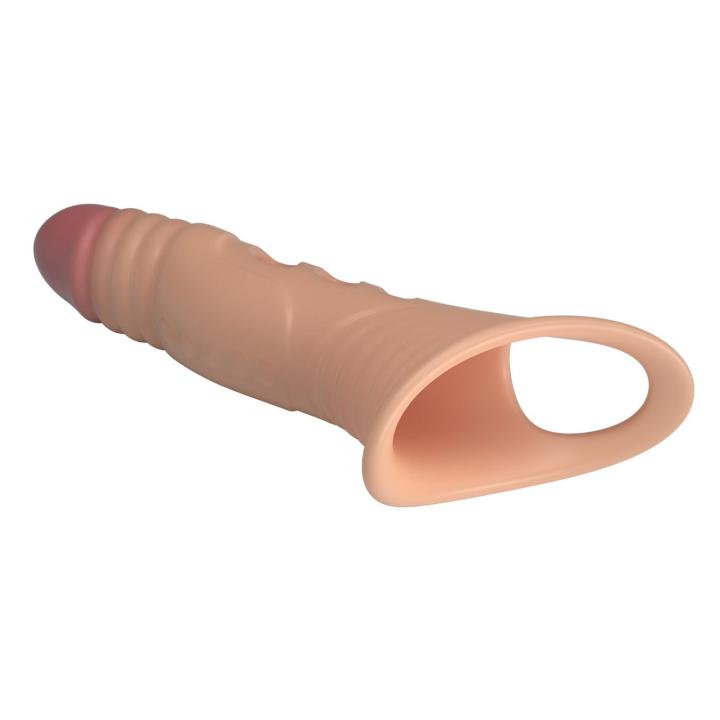 Realistyczna nakładka na penisa z wibracjami 22,1 cm