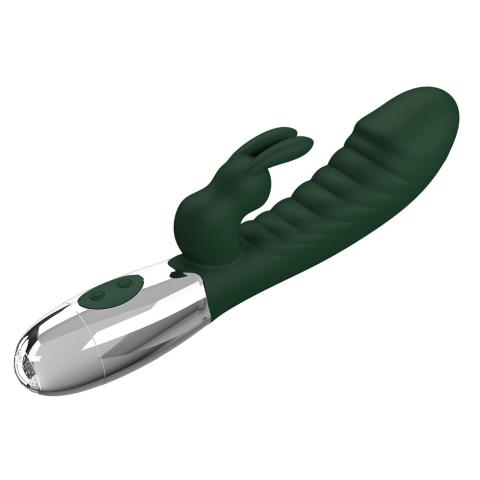 Silikonowy wibrator króliczek 30 trybów USB | Podwójny silnik