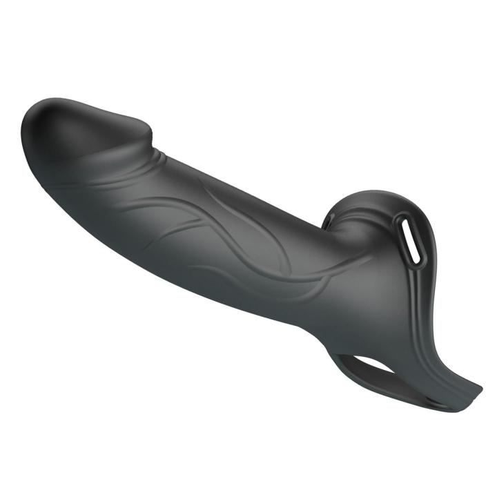 Uprząż strap-on z pustym w środku dildo | Regulowana, wodoodporna