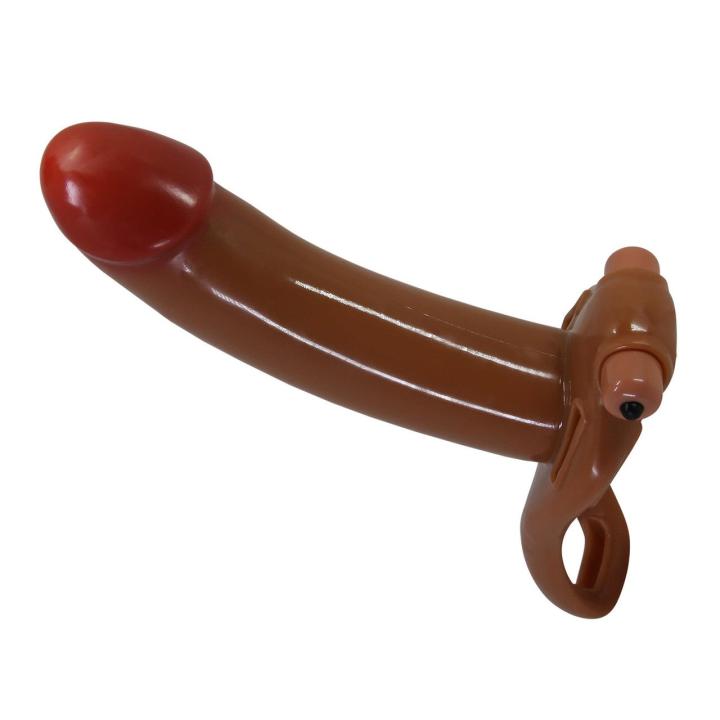 Wibrujący strap-on z pustym dildo 17 cm i 10 trybami | Loris.pl