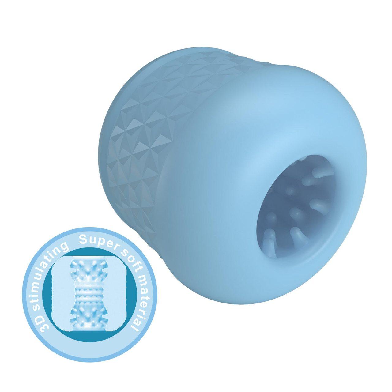 Dwustronny masturbator kieszonkowy z wypustkami | Loris.pl