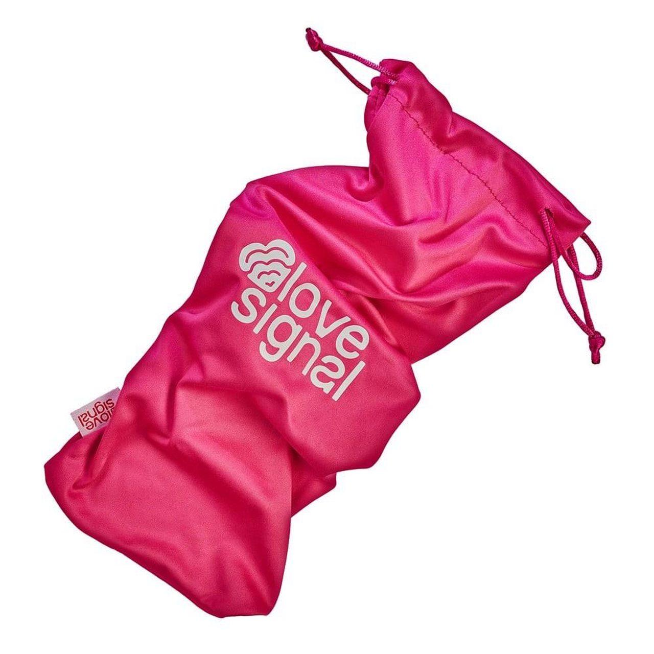 Różowy pokrowiec antybakteryjny na zabawki erotyczne z jonami srebra 32 cm