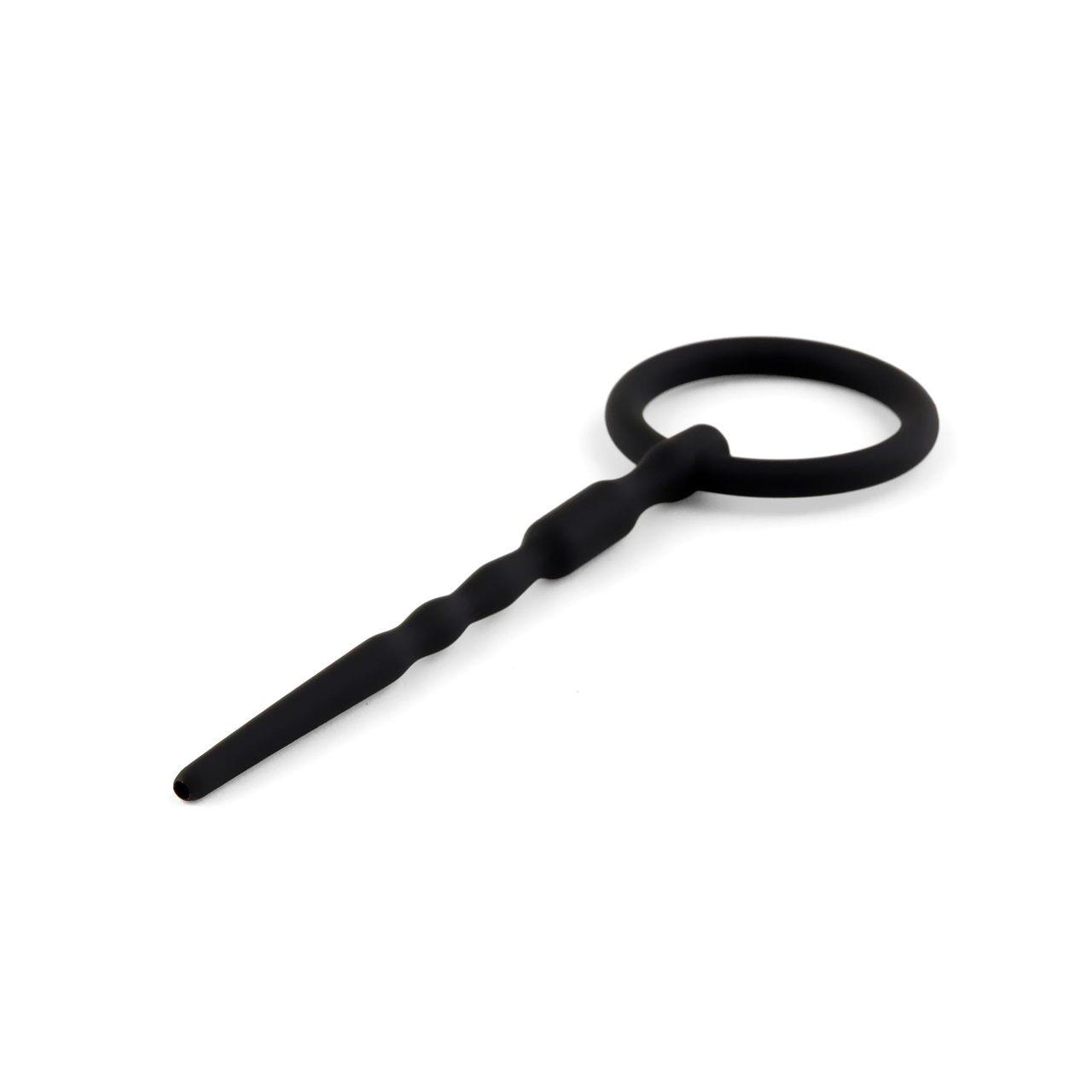 Silikonowy Penis Plug z Kanałem 13,5 cm - Precyzyjna Stymulacja | Loris.pl