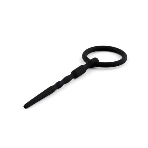 Silikonowy Penis Plug z Kanałem 13,5 cm - Precyzyjna Stymulacja